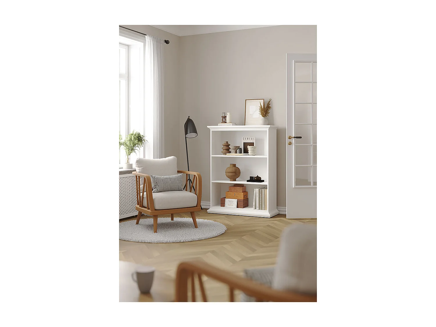 Venedig wandkast wit.