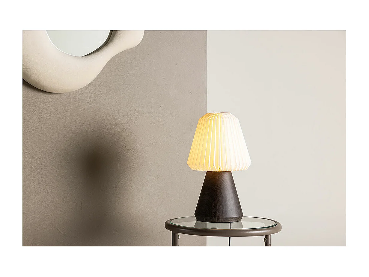 Lampe à Poser Design "Fjallen" 33cm Marron