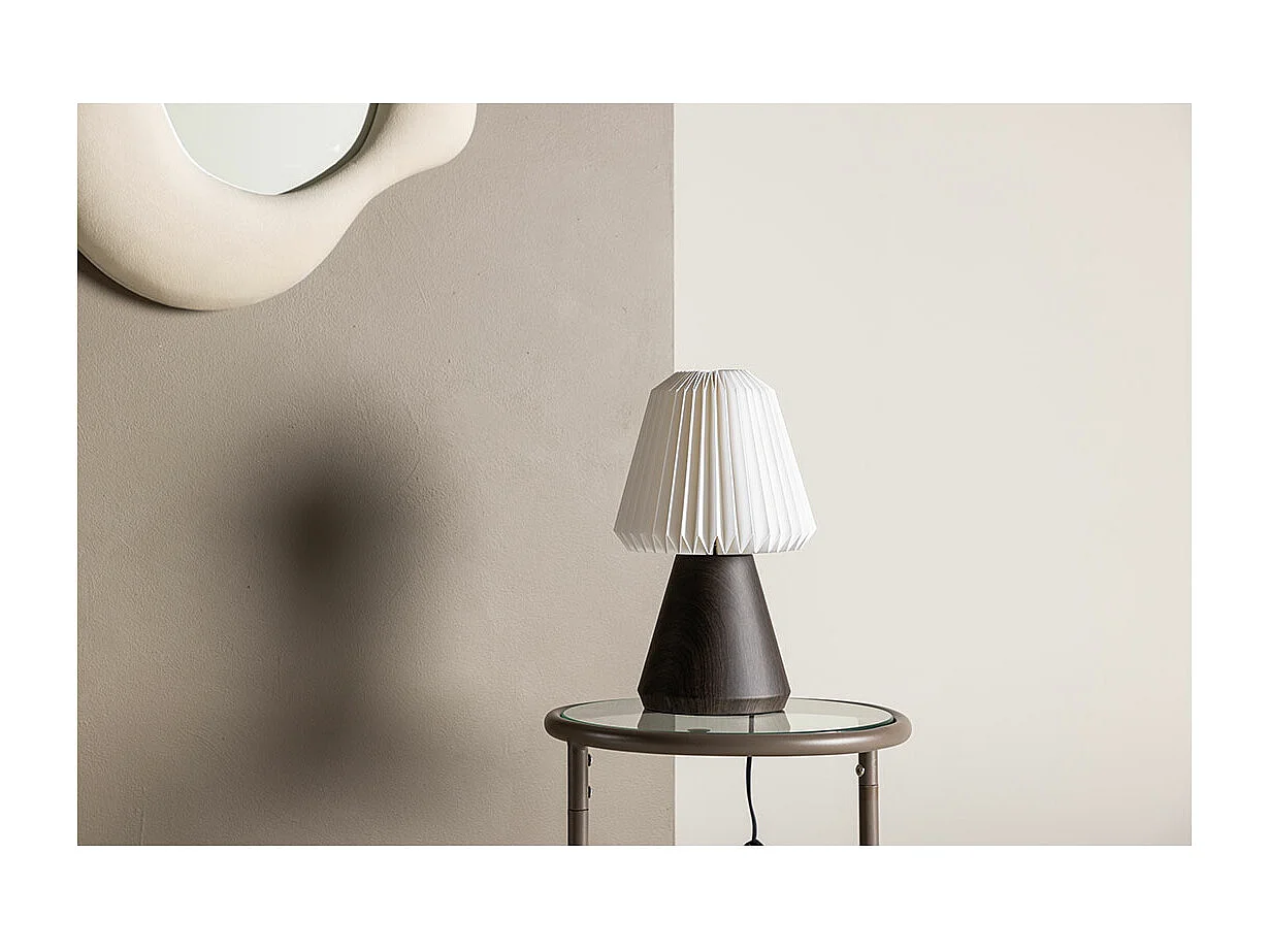 Lampe à Poser Design "Fjallen" 33cm Marron