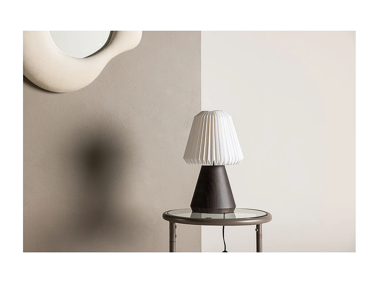 Lampe à Poser Design "Fjallen" 33cm Marron