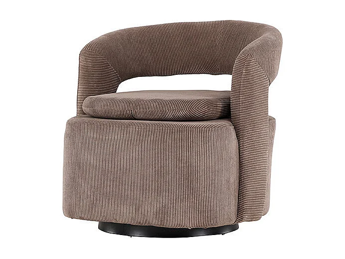 Laurel fauteuil marron.