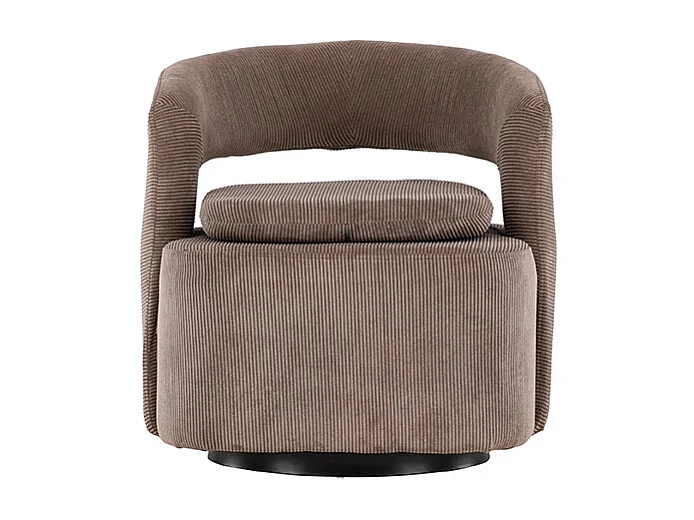 Laurel fauteuil marron.