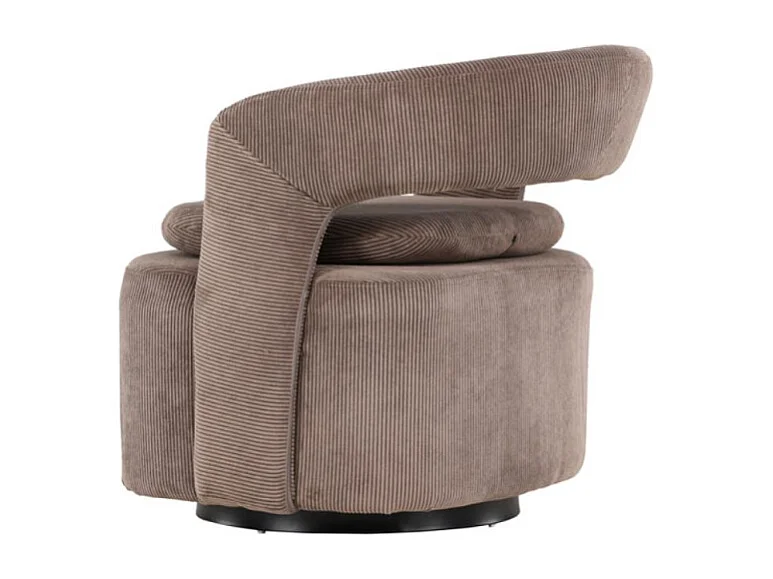 Laurel fauteuil marron.