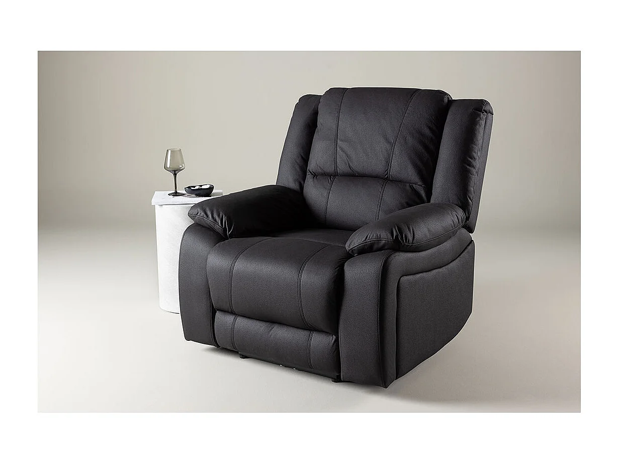 Fauteuil de Relaxation "Singapore" 106cm Noir