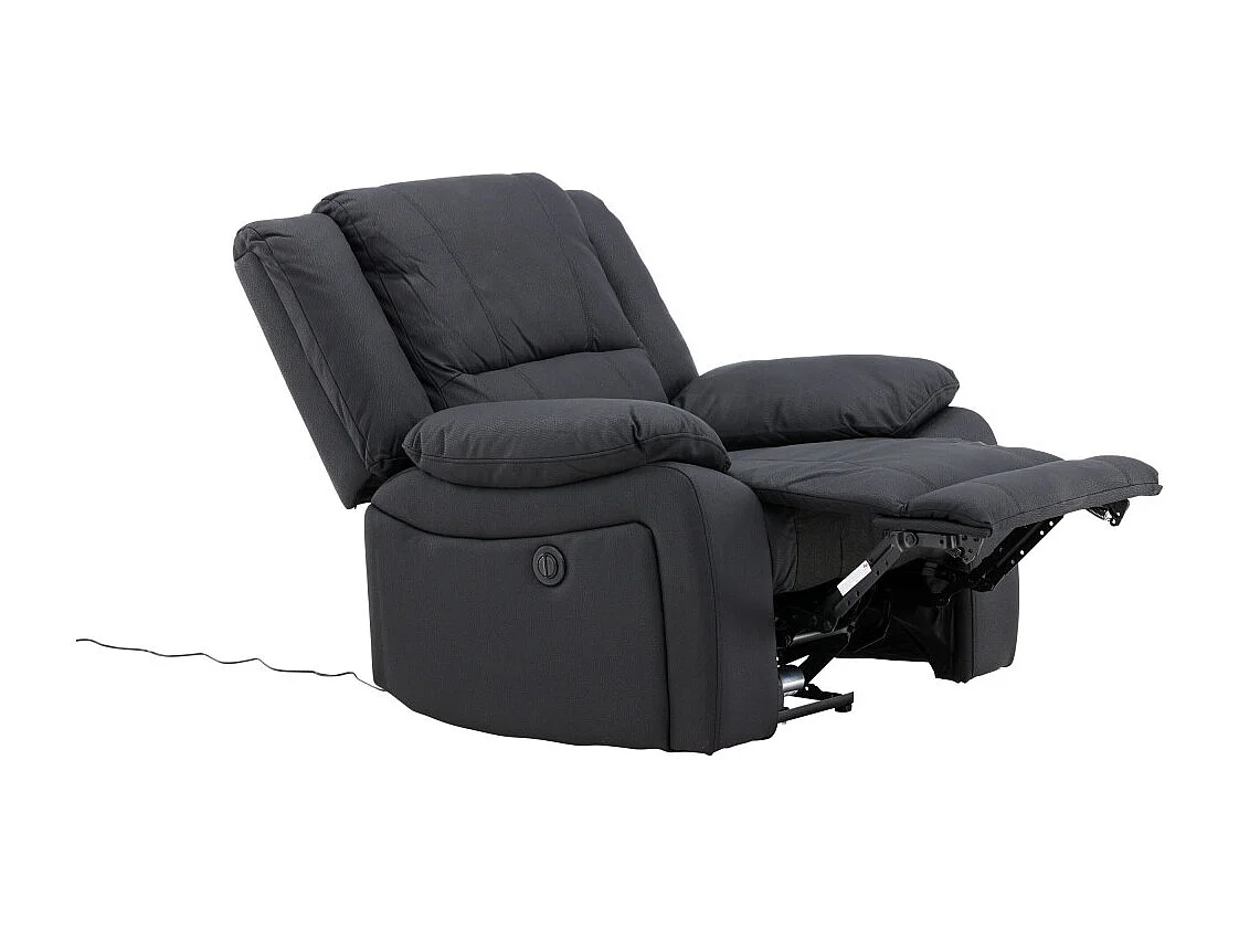 Fauteuil de Relaxation "Singapore" 106cm Noir