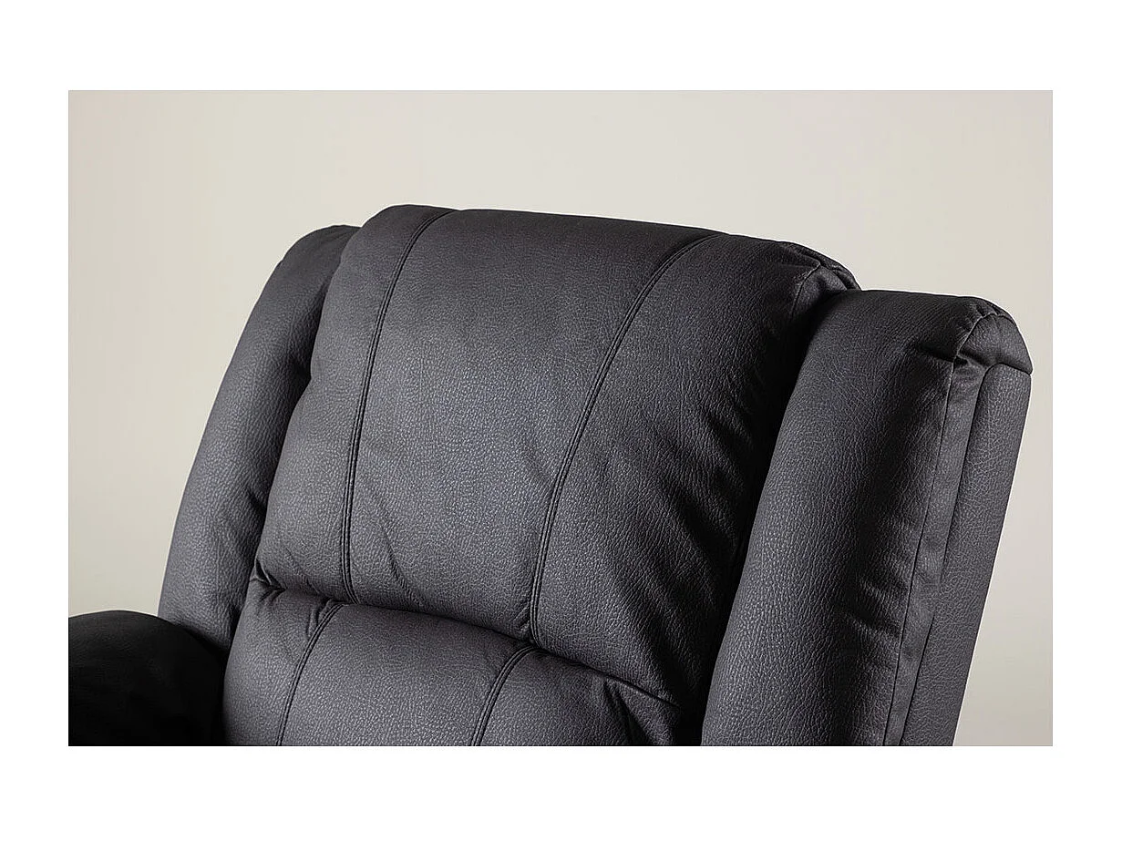 Fauteuil de Relaxation "Singapore" 106cm Noir