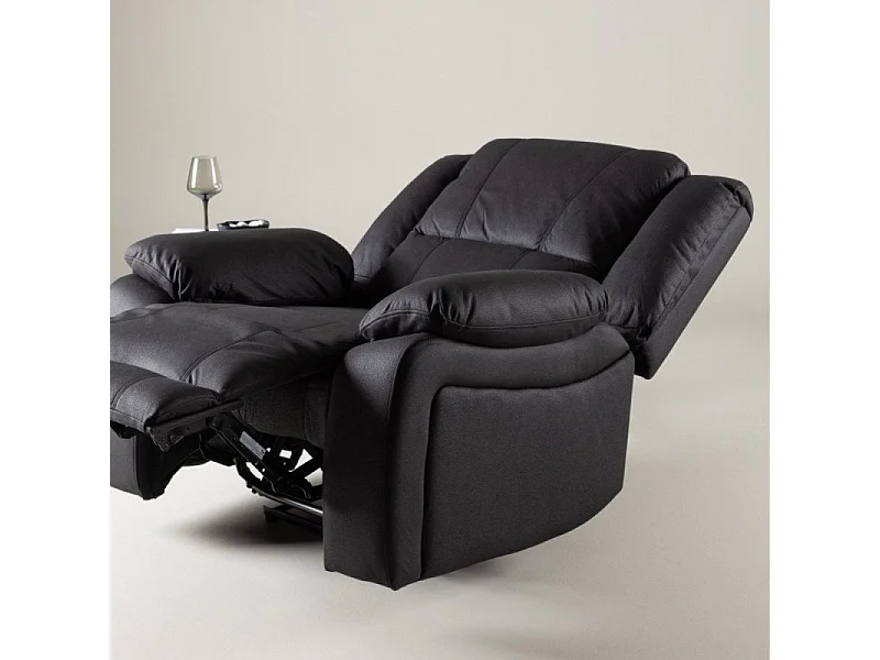 Fauteuil de Relaxation "Singapore" 106cm Noir
