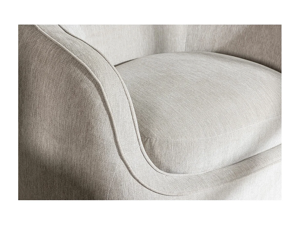 Elio fauteuil lichtgrijs.