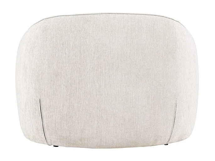 Fauteuil Design "Elio" 108cm Gris Clair