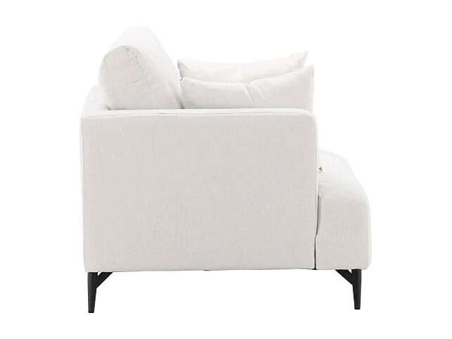 Fauteuil en Tissu "Sofia" 104cm Beige