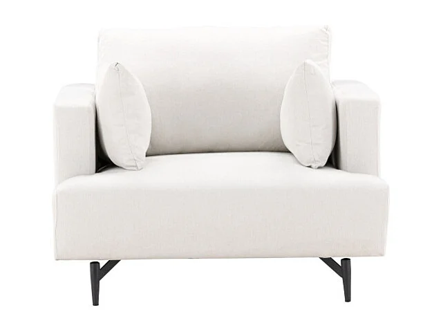 Fauteuil en Tissu "Sofia" 104cm Beige