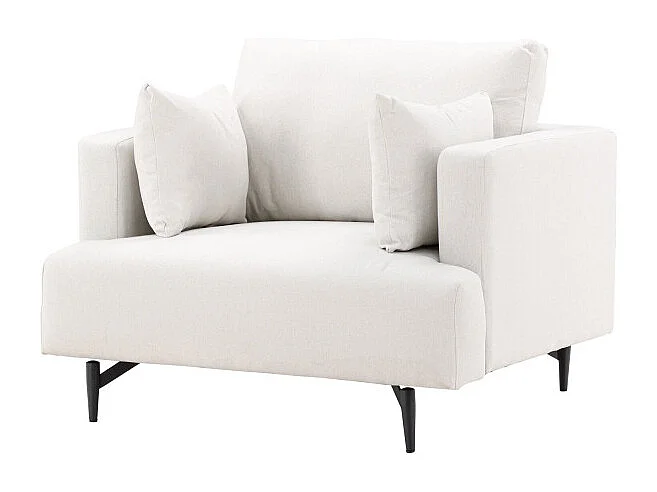 Fauteuil en Tissu "Sofia" 104cm Beige