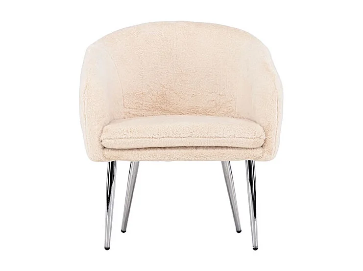 Wanda fauteuil teddy beige.
