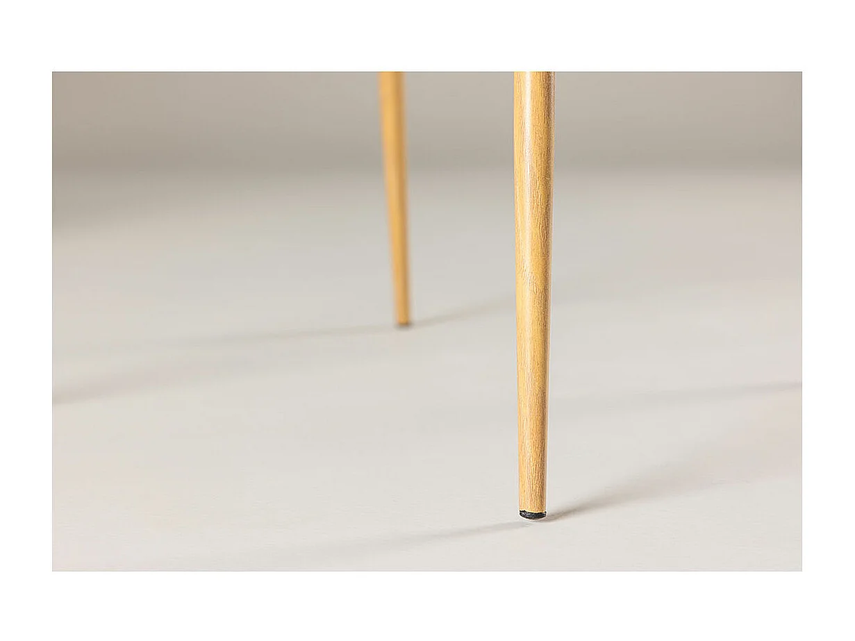 Modesto chaise de salle à manger teddy marron.