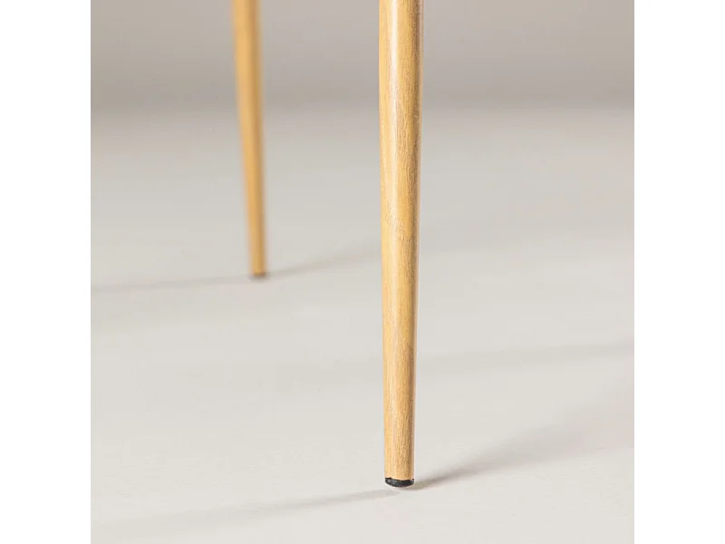 Modesto chaise de salle à manger teddy marron.