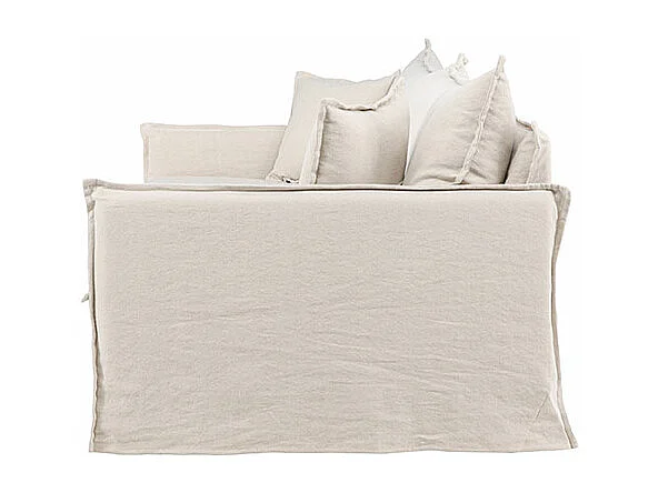 Canapé Droit 4 Places "Nova" 275cm Beige