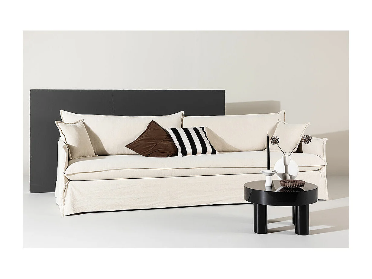 Canapé Droit 4 Places "Nova" 275cm Beige