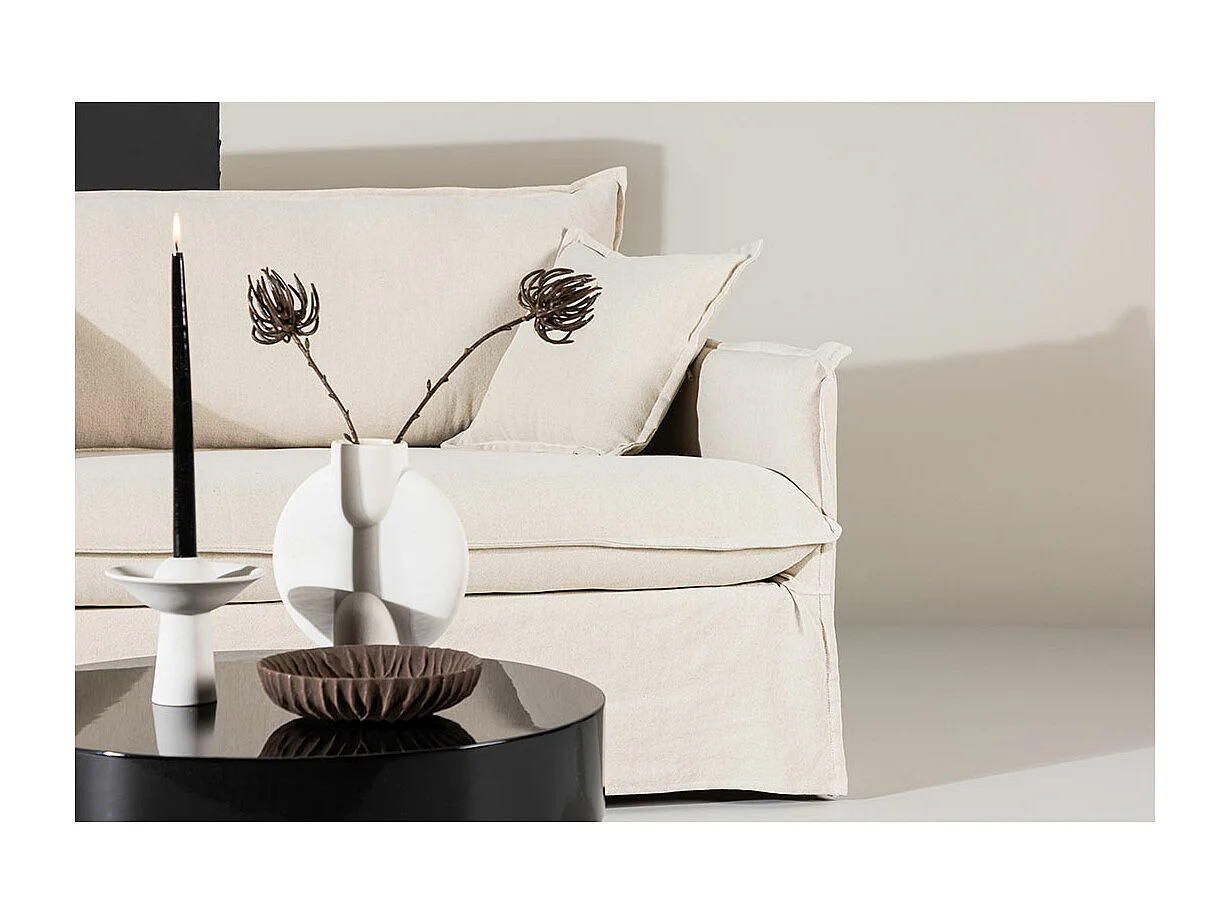 Canapé Droit 4 Places "Nova" 275cm Beige