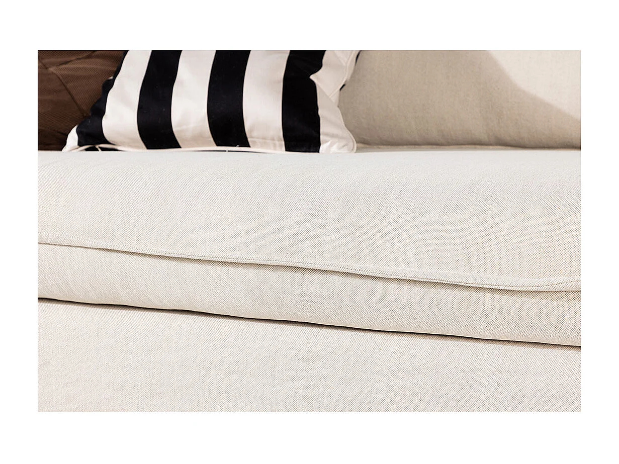 Canapé Droit 4 Places "Nova" 275cm Beige