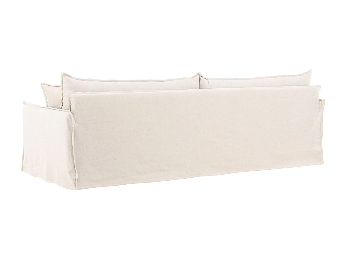 Canapé Droit 4 Places "Nova" 275cm Beige