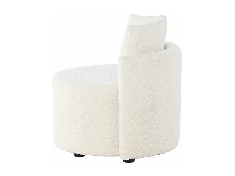 Kelso canapé pour enfants teddy blanc.