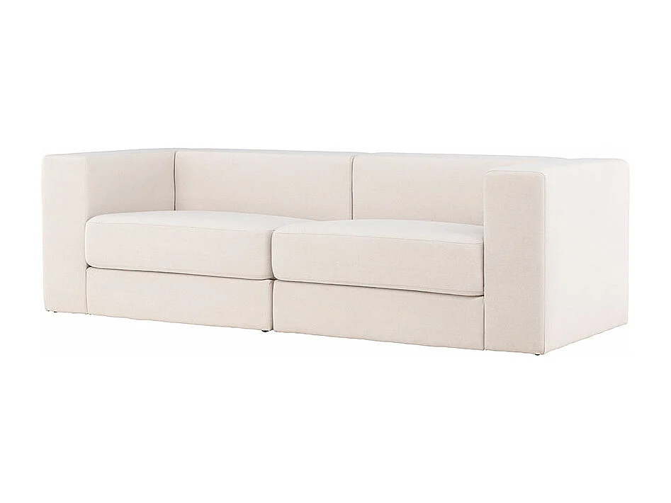 Lumi Sofa 3-Sitzer weiß.