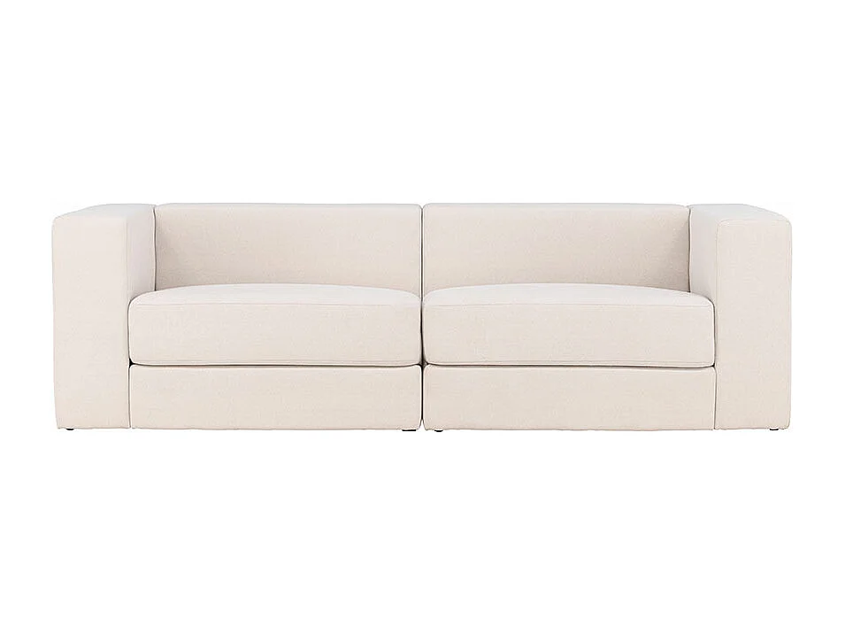 Lumi Sofa 3-Sitzer weiß.