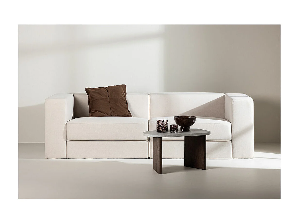 Lumi Sofa 3-Sitzer weiß.