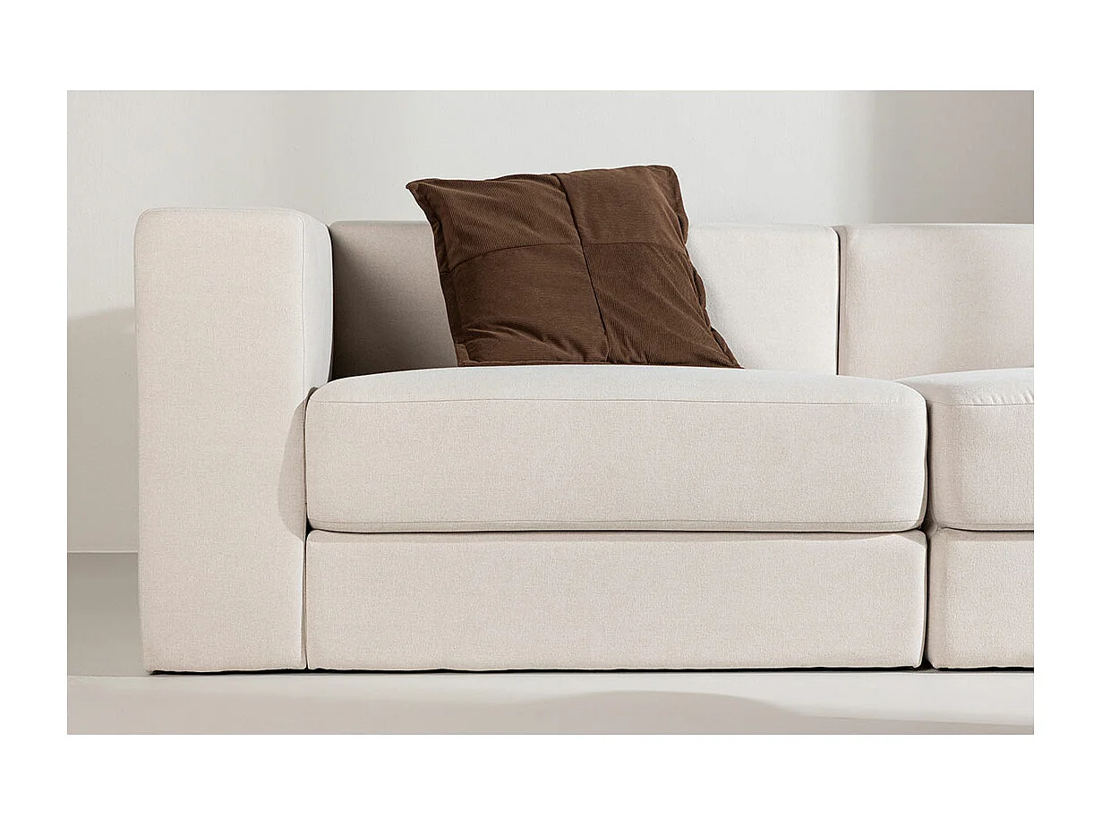 Lumi Sofa 3-Sitzer weiß.