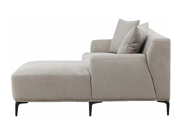 Canapé d'Angle Droit "Viskan" 242cm Gris Clair