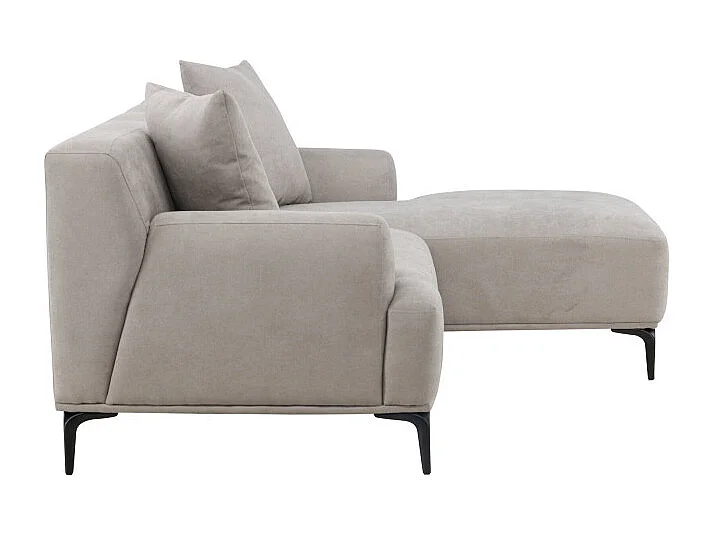 Canapé d'Angle Droit "Viskan" 242cm Gris Clair