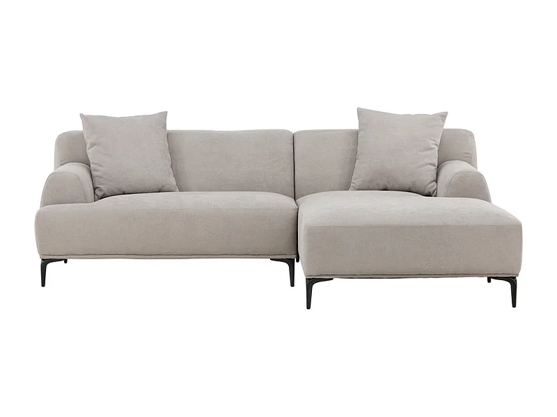 Canapé d'Angle Droit "Viskan" 242cm Gris Clair