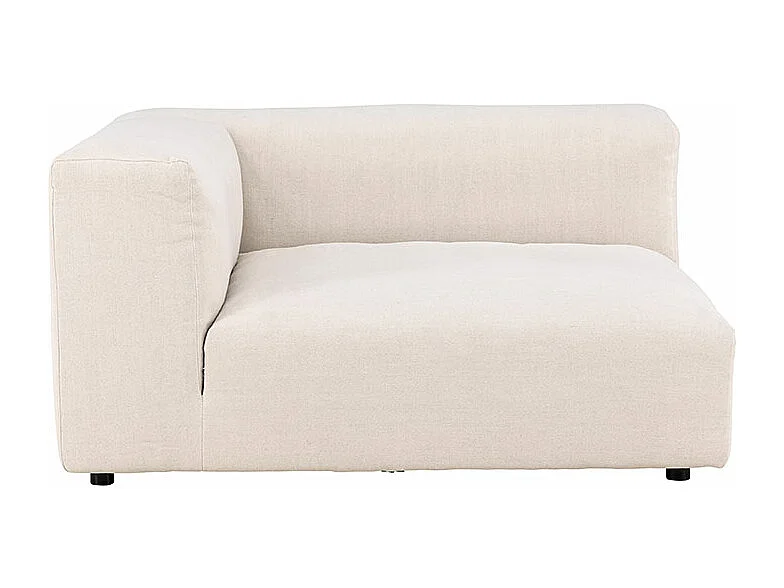 Mavi bank bankmodule hoek beige.