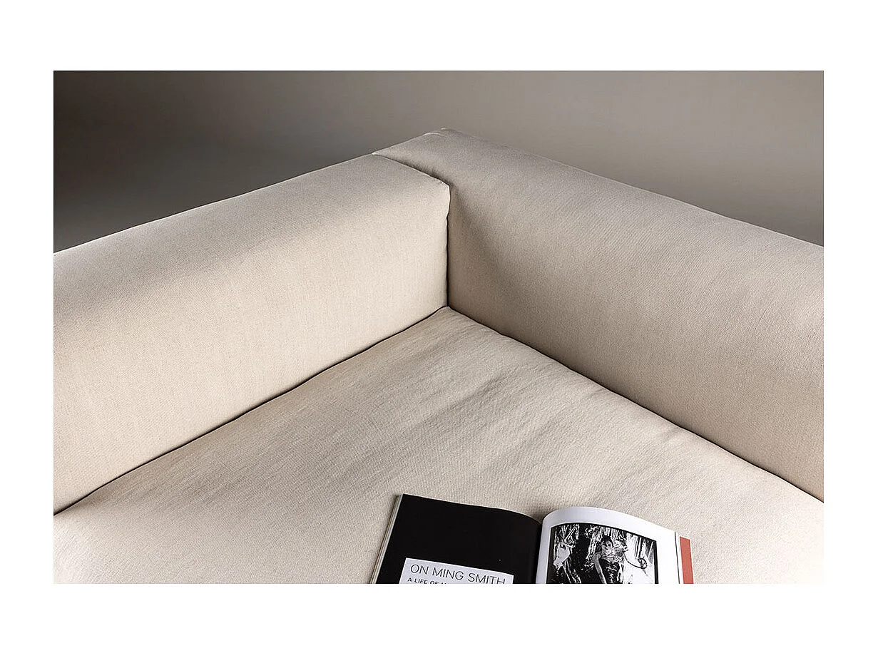 Mavi bank bankmodule hoek beige.