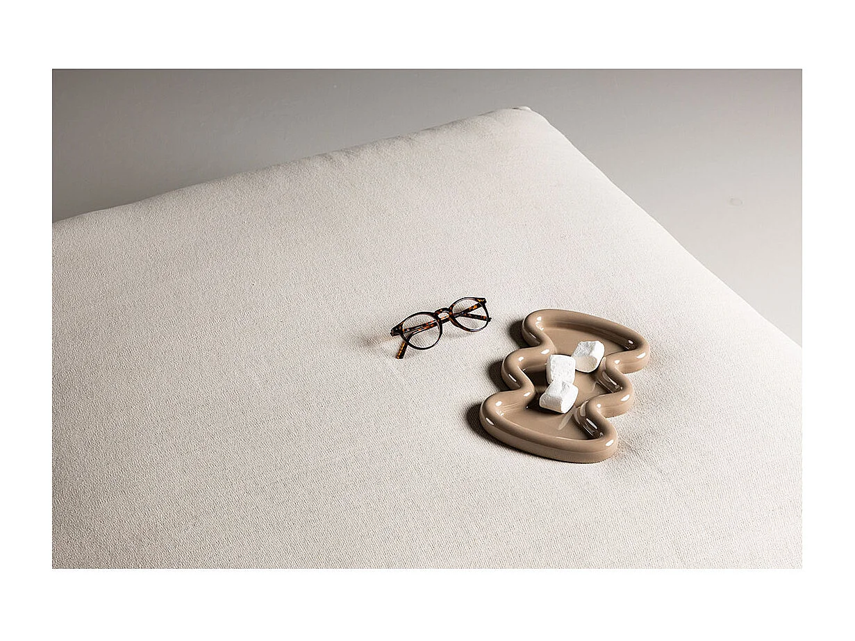Mavi canapé module de canapé pouf beige.