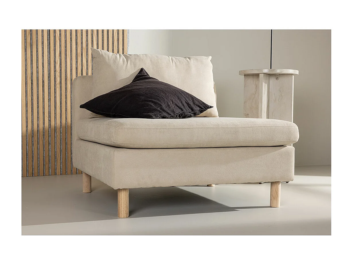 Zero bank bankmodule midden beige.