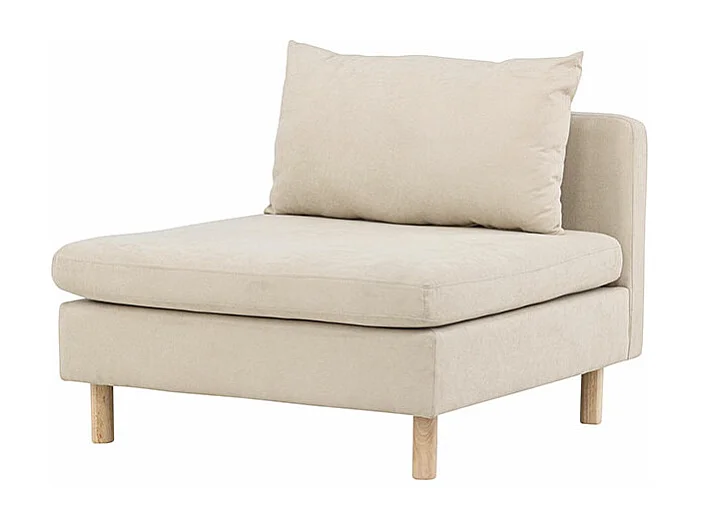 Zero Sofa Sofa-Modul Mitte beige.