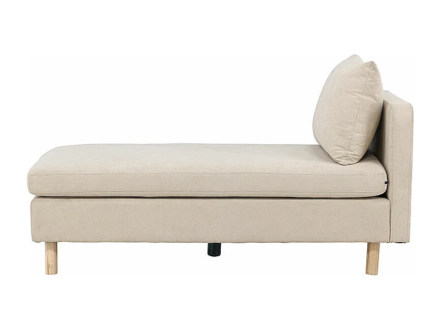 Module de Canapé Méridienne "Zero" 152cm Beige