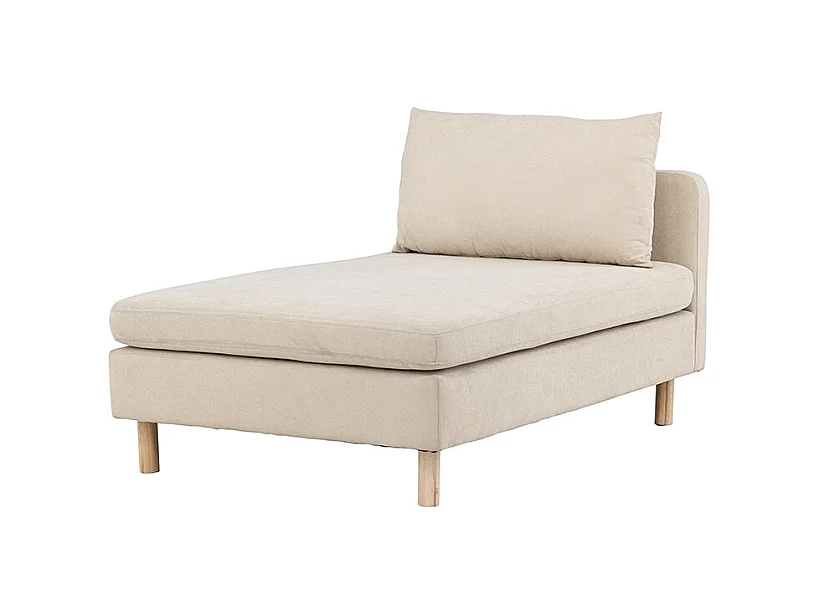 Module de Canapé Méridienne "Zero" 152cm Beige
