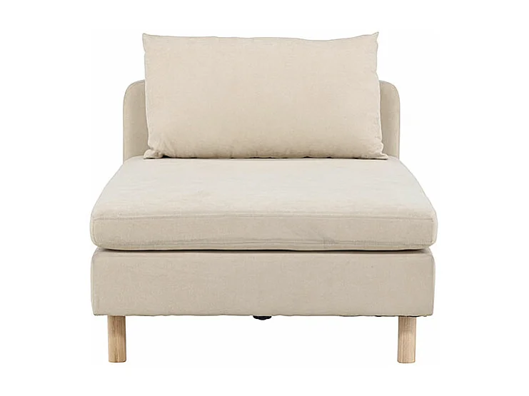 Module de Canapé Méridienne "Zero" 152cm Beige