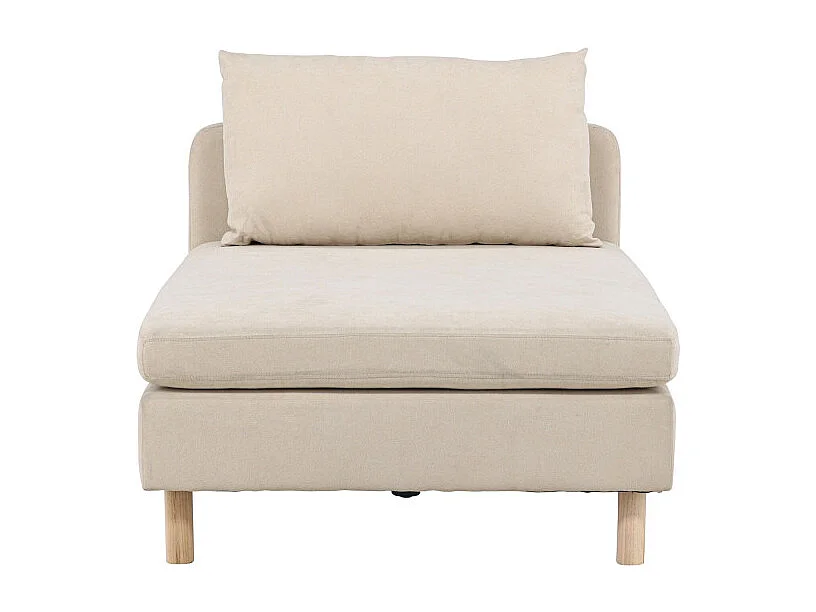 Module de Canapé Méridienne "Zero" 152cm Beige