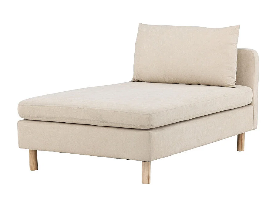 Module de Canapé Méridienne "Zero" 152cm Beige