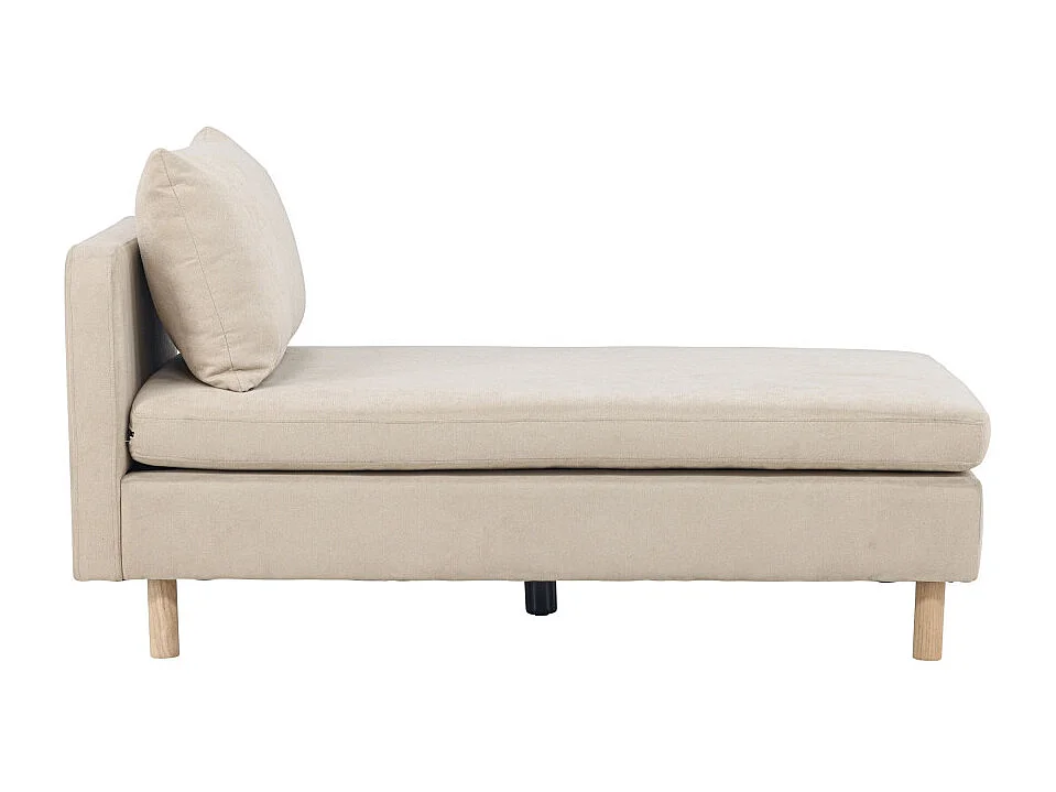 Module de Canapé Méridienne "Zero" 152cm Beige