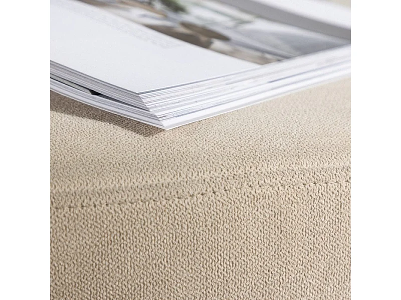 Zero canapé, lit de repos module de canapé méridienne beige.