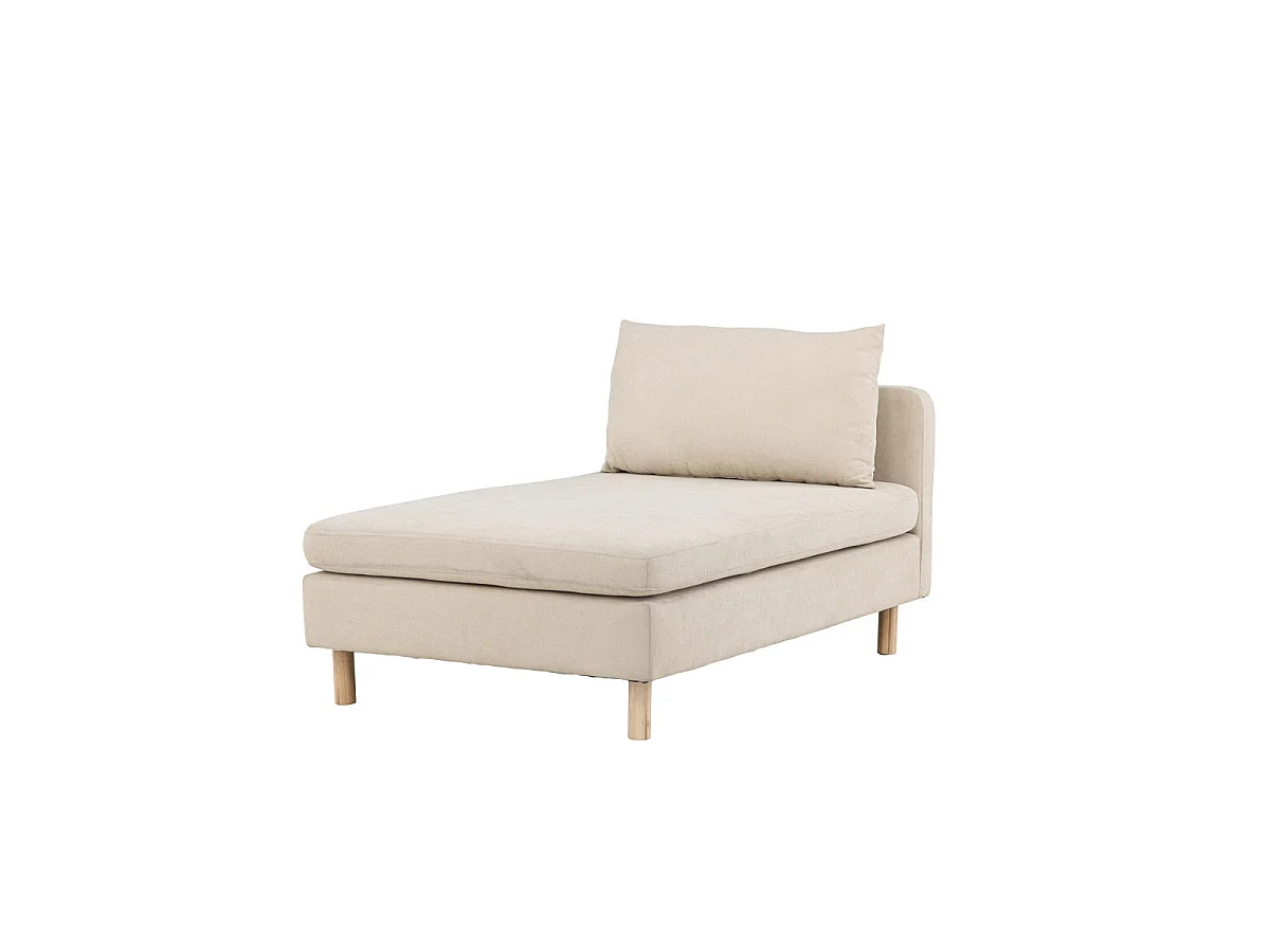 Module de Canapé Méridienne "Zero" 152cm Beige