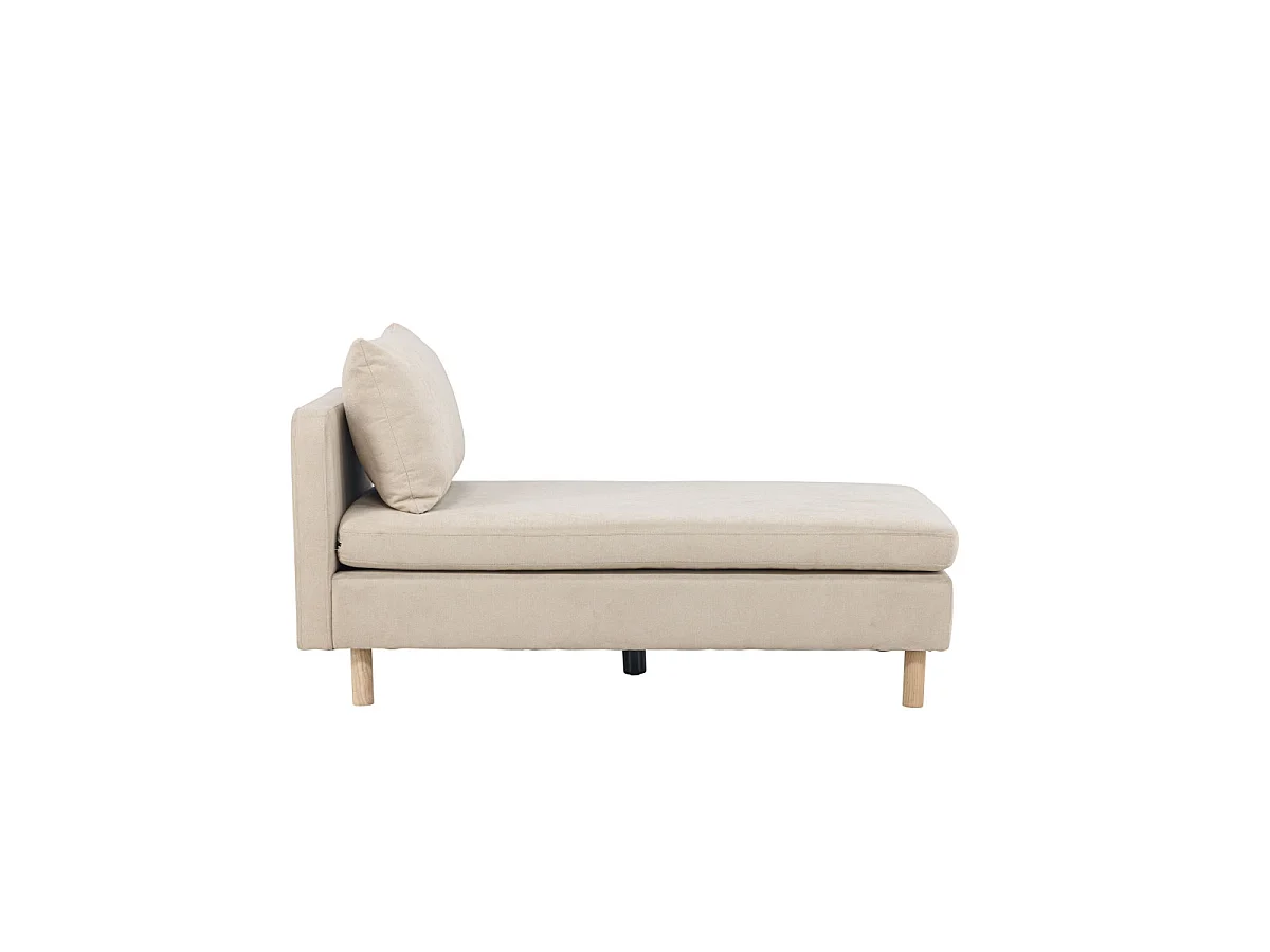 Module de Canapé Méridienne "Zero" 152cm Beige