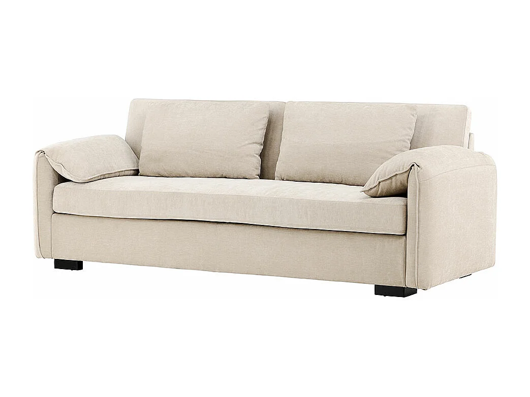 Canapé Droit 3 Places "Malva" 230cm Beige