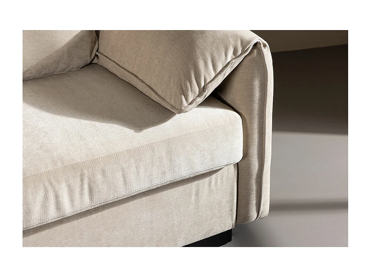 Canapé Droit 3 Places "Malva" 230cm Beige