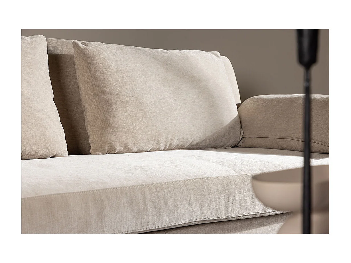 Canapé Droit 3 Places "Malva" 230cm Beige