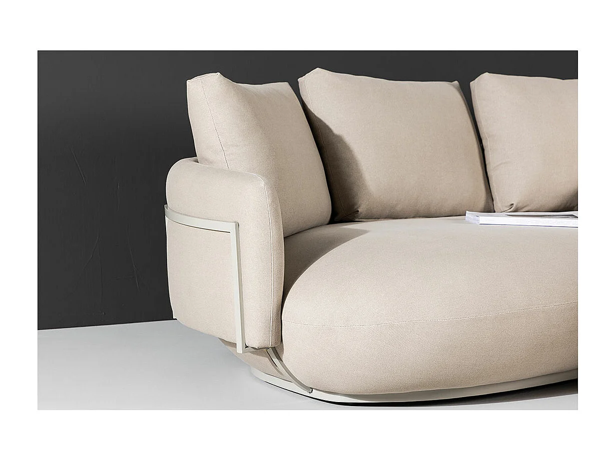 Canapé Design 4 Places "Stellar" 275cm Beige